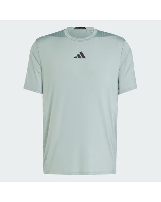 Camiseta Designed-For-Training Intensity Adidas Originals de hombre de color Green