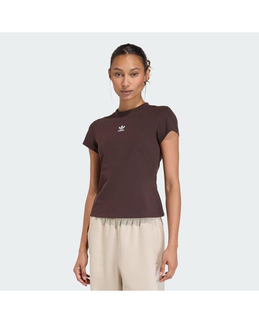 Adidas Brown Essentials Baby T-Shirt