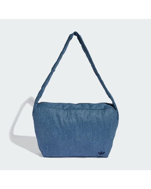 Adidas Blue Shopper Washed Effect Bag