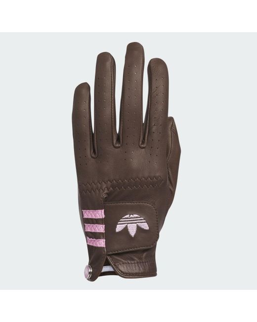 Adidas Brown Originals Golf Leather Glove