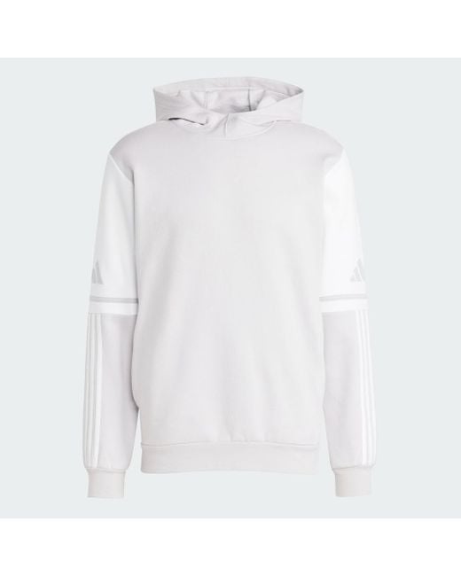 Adidas White Squadra 25 Sweat Hoodie for men