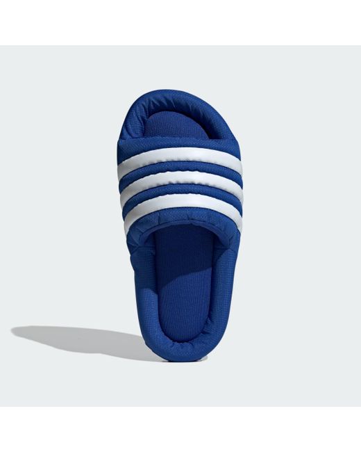 Adidas Blue Adilette 24 Slides for men