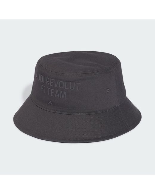 Adidas Gray Audi Revolut F1 Team Elevated Bucket Hat
