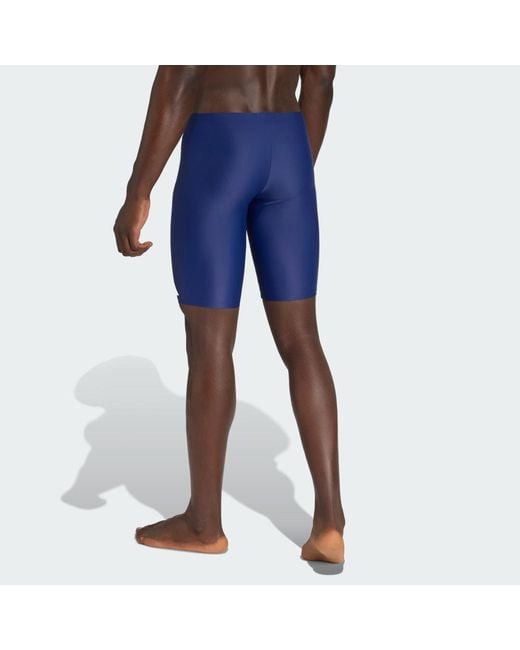 Bañador Largo Solid Swim Adidas de hombre de color Blue