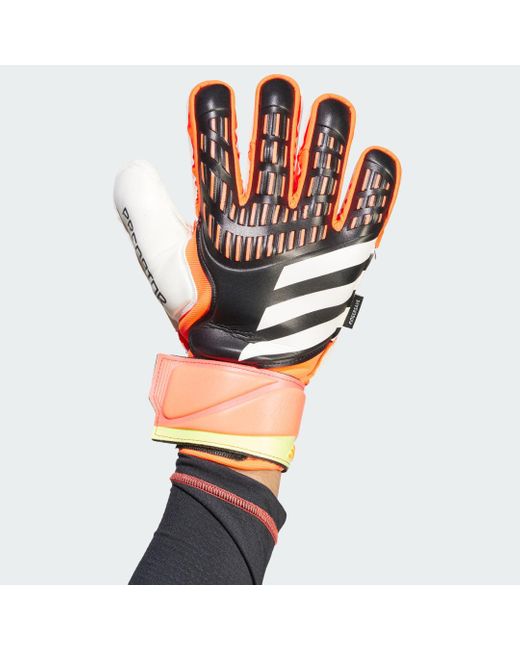 Adidas Predator Match Fingersave Keepershandschoenen in het Orange