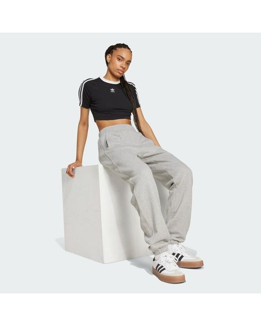 Adidas Gray Essentials French Terry Joggers