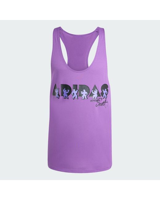 Adidas X Jeremy Scott Pride Tank-Top in Purple für Herren