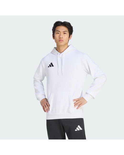 Adidas White Entrada26 Hoodie for men