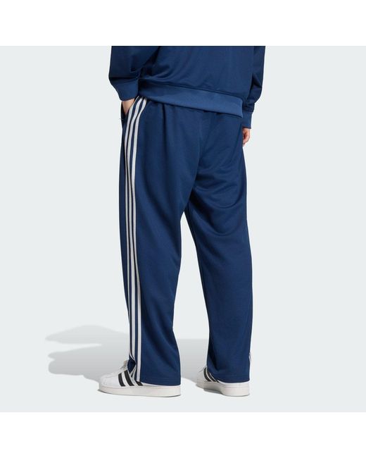 Adidas Blue Adicolor Sst Loose Mesh Track Joggers for men