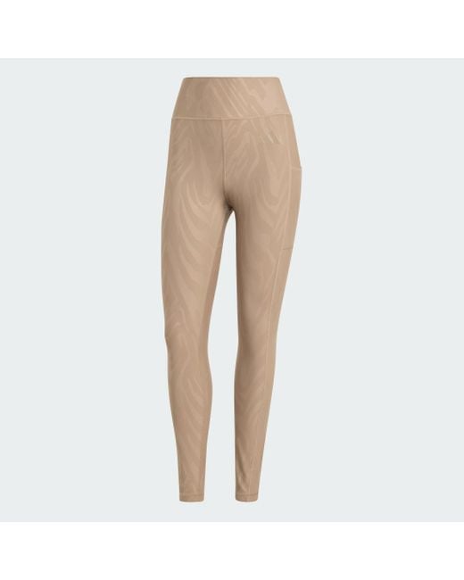 Adidas Natural Optimé Aop Full-Length Legging