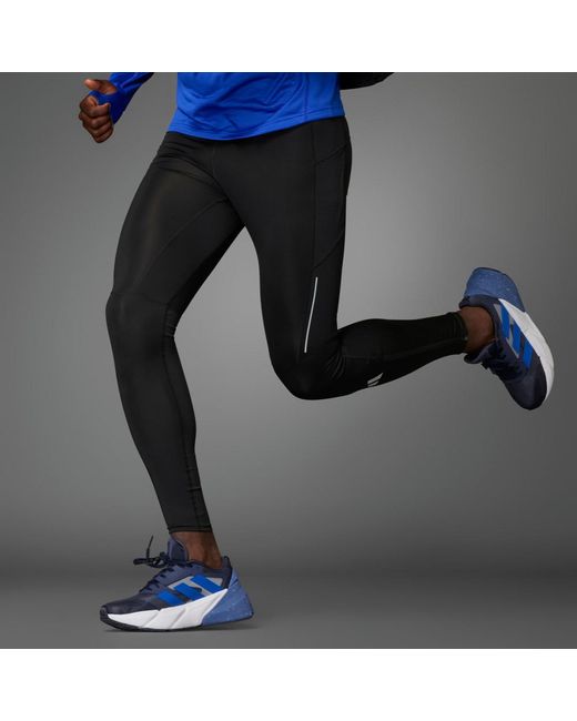Adidas Black Own The Run Leggings for men