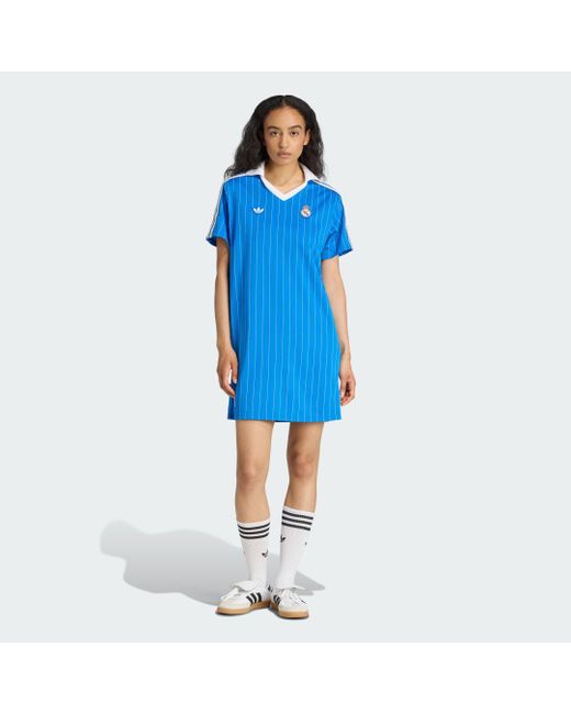Abito Real Madrid Terrace Icons di Adidas in Blue