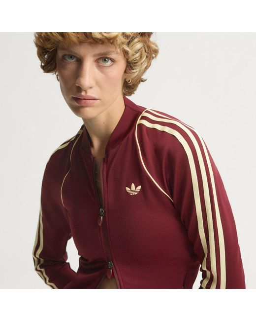 Adidas Red Originals Sport Superstar Midlayer Shirt