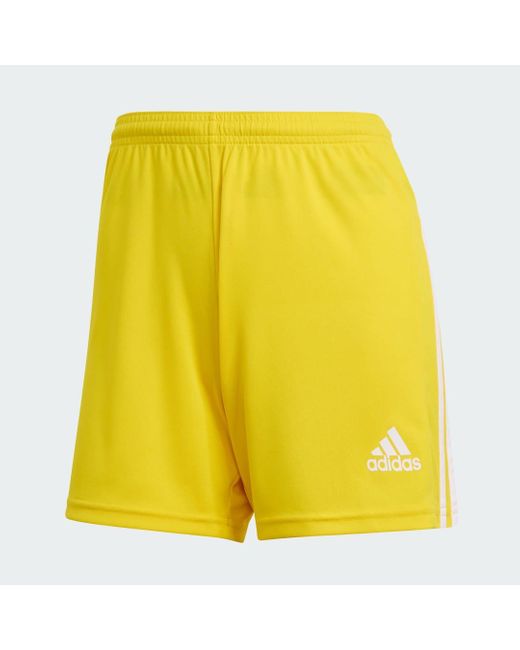 Short Squadra 21 di Adidas in Yellow
