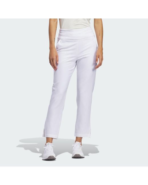 Adidas White Ultimate365 Solid Ankle Trousers