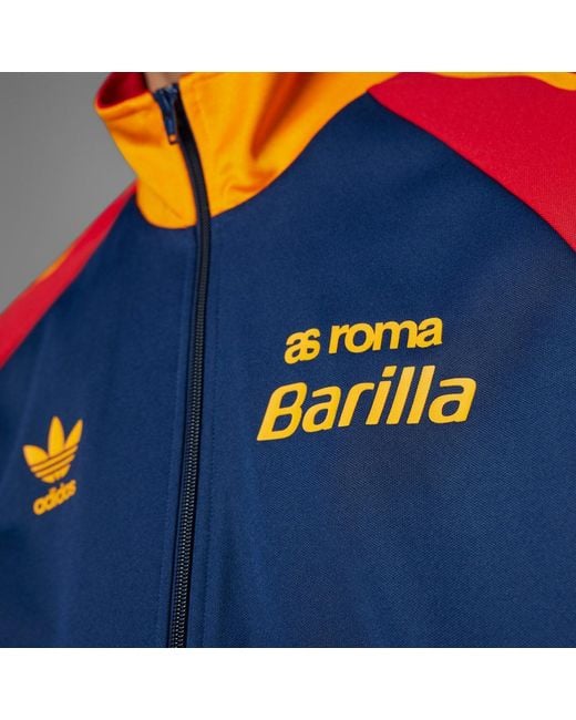 Adidas Blue As Roma Bring Back 1993 Track Jacket for men