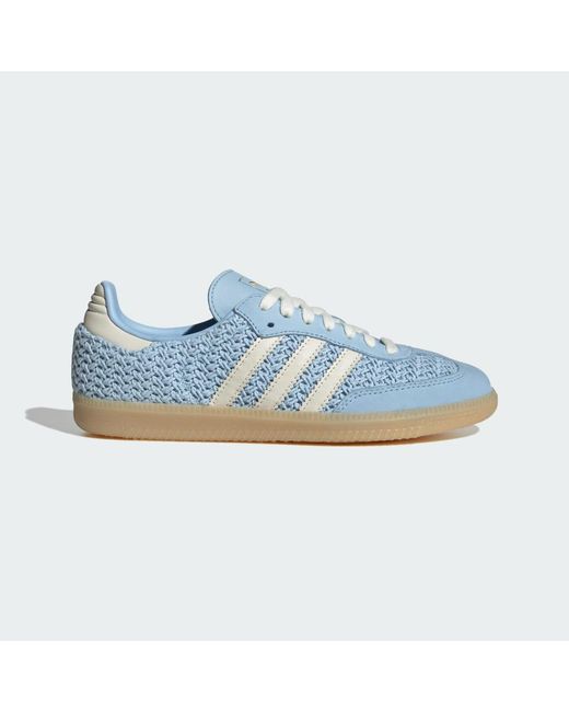 Adidas Blue Samba Og Shoes