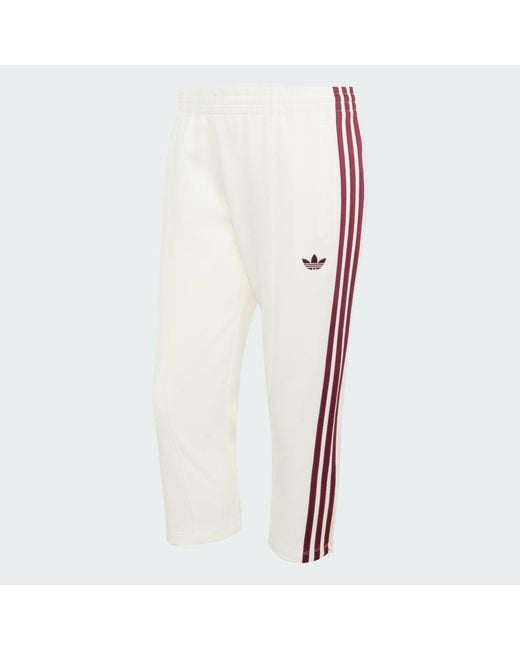 Adidas White 3/4 Superstar Track Tracksuit Bottoms