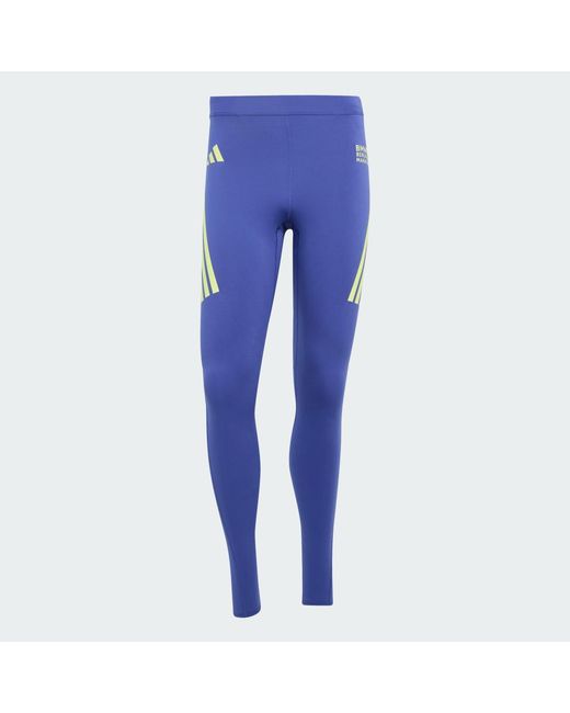 Adidas Blue Bmw Berlin-Marathon 2026 Long Tight for men