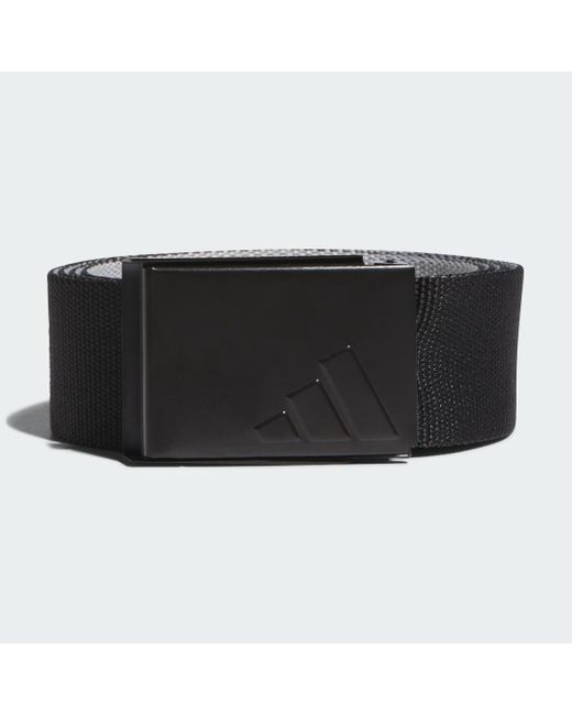 Adidas Black Reversible Webbing Belt for men