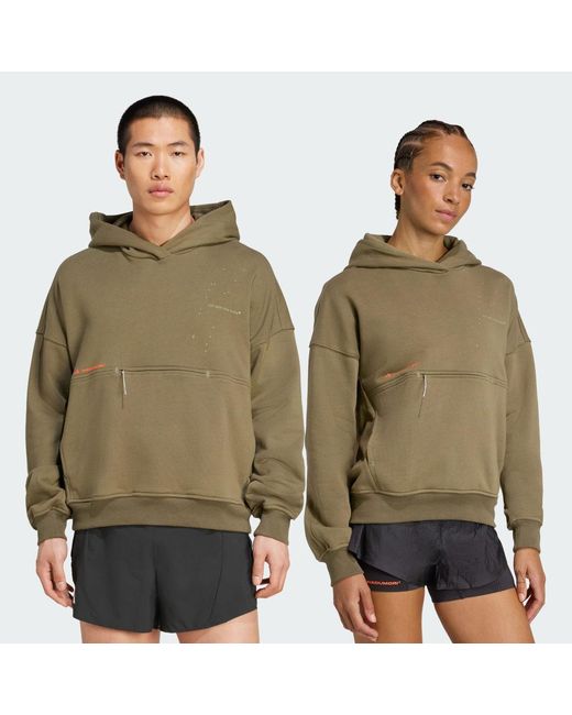 Adidas Green Adi365 H.Koumori Running Hoodie (Gender Neutral)