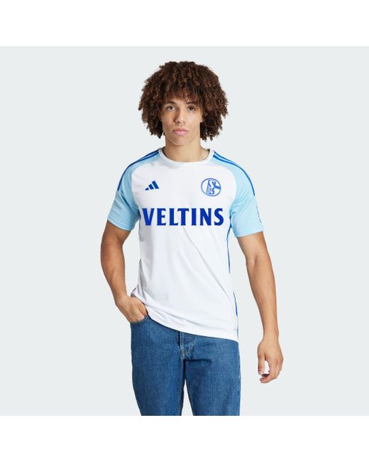 Adidas Fc Schalke 04 23/24 Uitshirt in het Blue voor heren