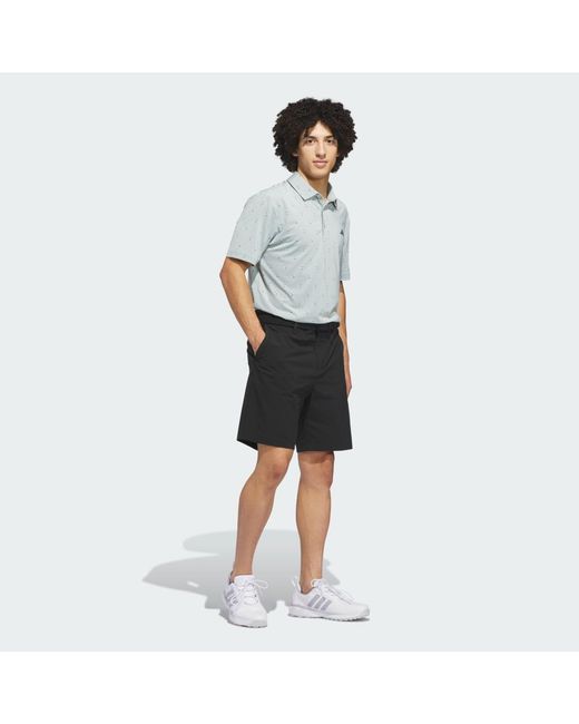 Adidas White Ultimate365 Essence Print Climacool Polo Shirt for men