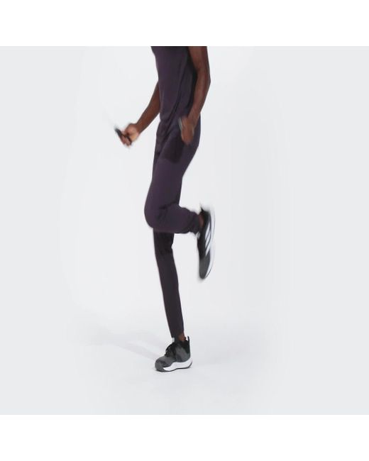Pantaloni Designed for Training Workout di Adidas in Purple da Uomo