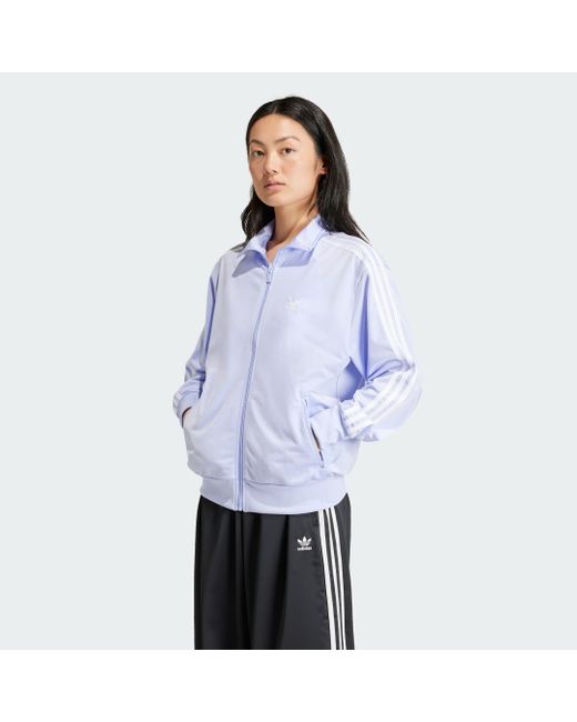 Track Top Adicolor Classics Loose Firebird di Adidas in Blue