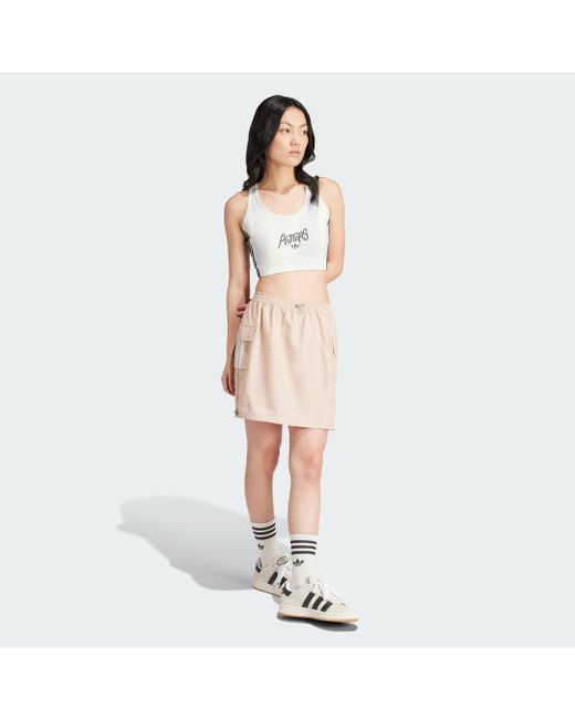 Adidas Natural Short Cargo Skirt