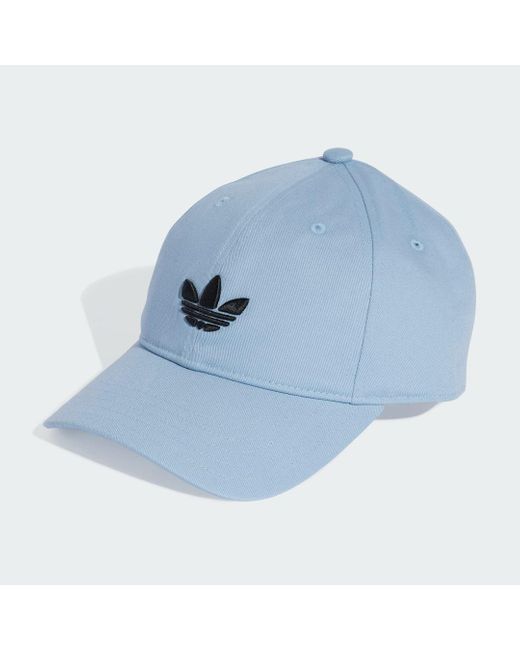 Adidas Blue Adicolor Classic Trefoil Baseball Cap