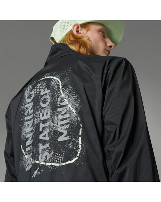 Giacca Ultimate Allover Print di Adidas in Black da Uomo