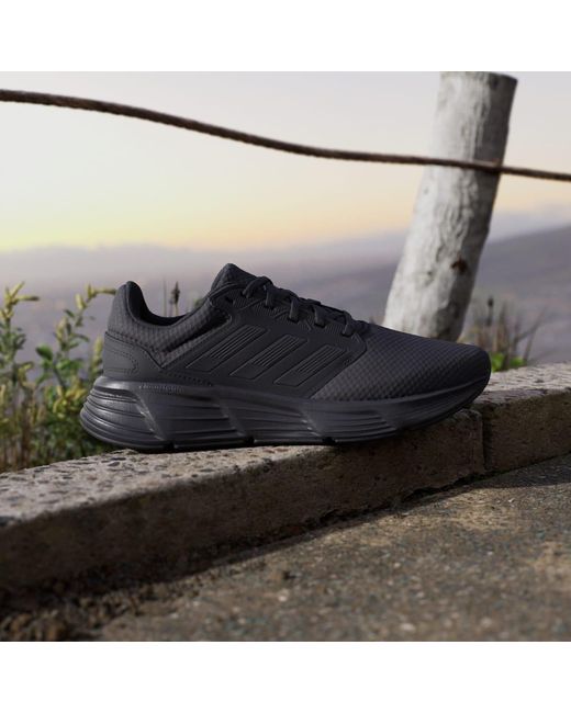Adidas Black Galaxy 6 Shoes for men