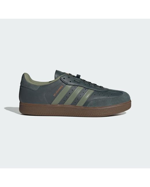 Adidas Green Velosamba Leather Shoes
