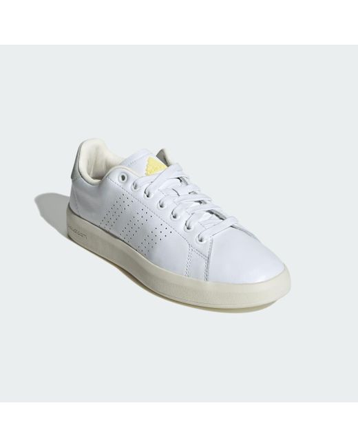 Adidas White Advantage Premium Shoes