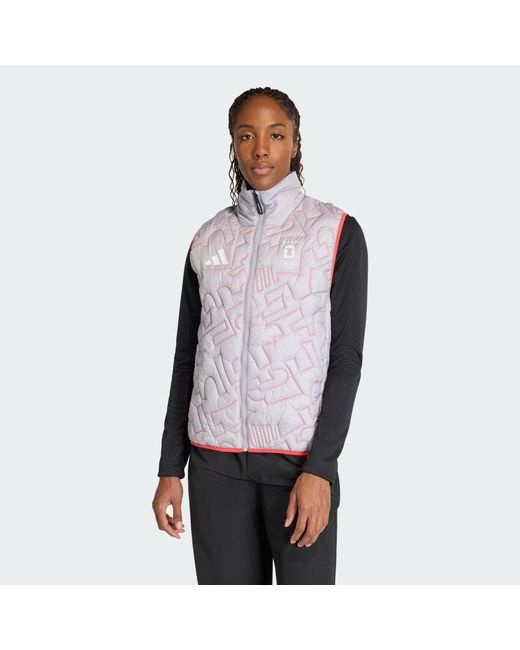 Adidas Gray Team D Primaloft Vest