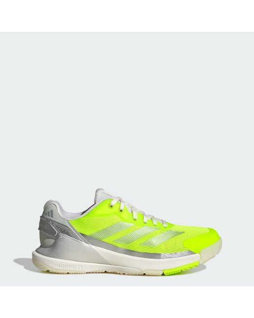 Adidas Green Crazyquick Lightstrike Padel Shoes
