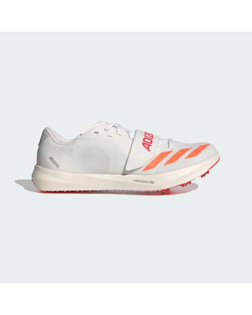 Adidas Pink Adizero Tj/Pv Track And Field Shoes