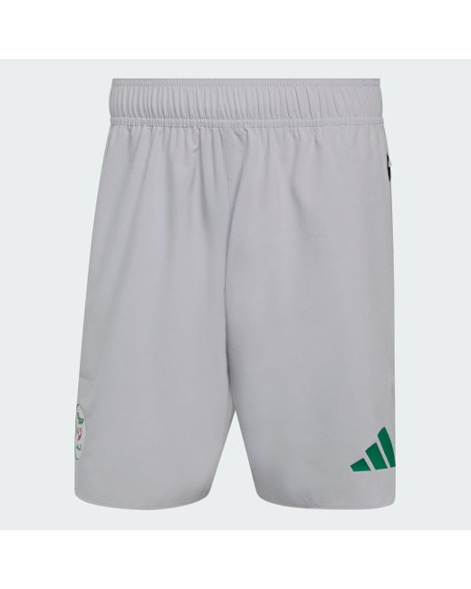 Adidas Gray Algeria Tiro Tech Shorts for men
