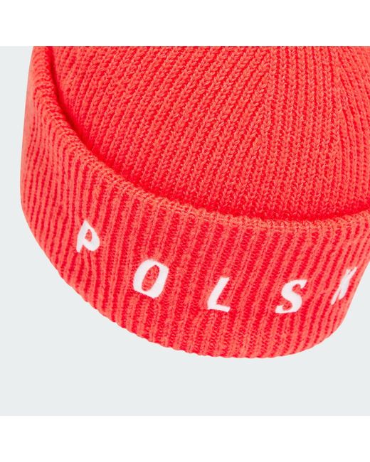 Beanie Poc di Adidas in Red