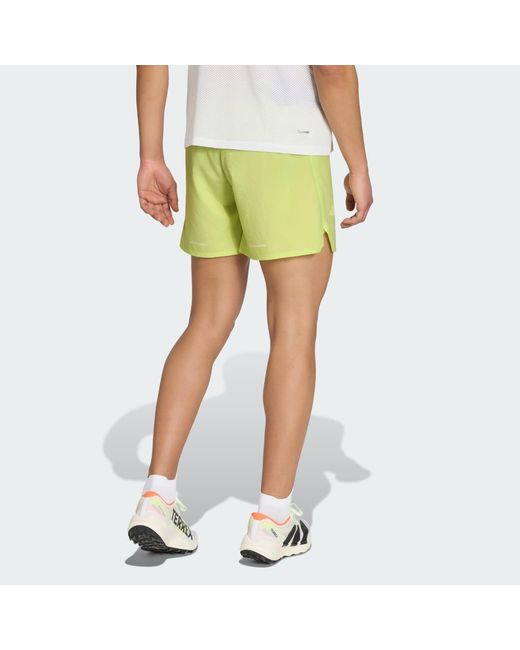 Adidas Yellow Terrex Xperior Clima365 Shorts for men