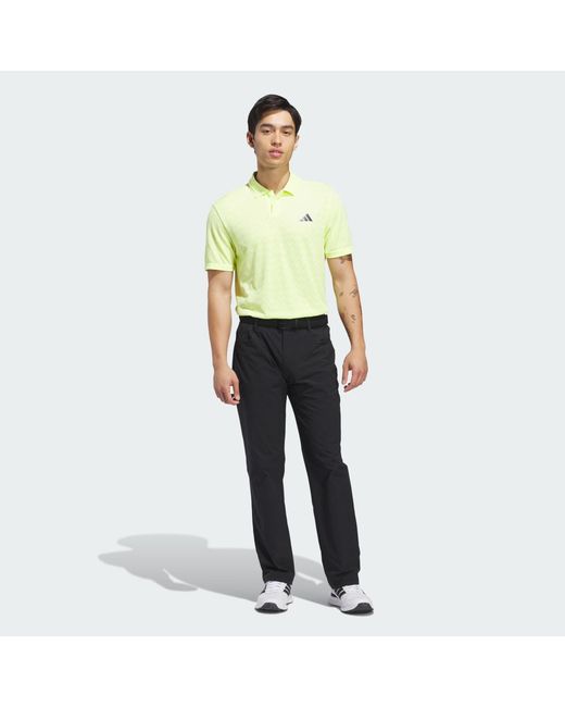 Adidas Green Ultimate365 Tour Seamless Polo Shirt for men