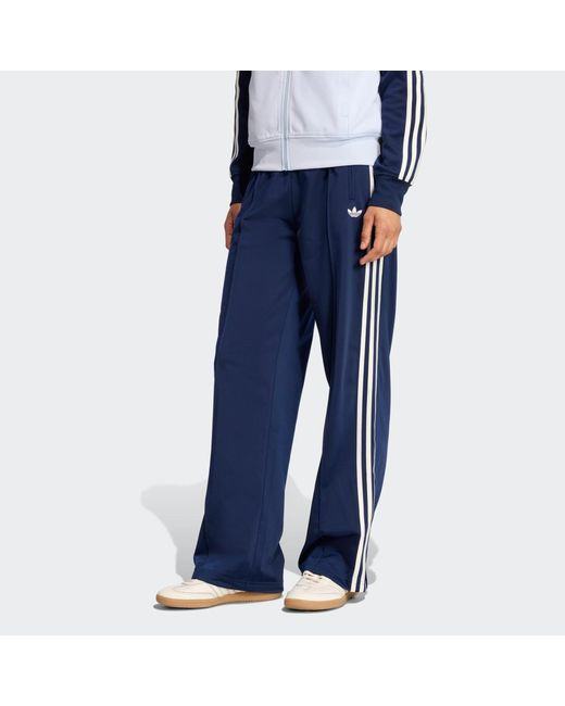 Adidas Blue Firebird Loose Track Tracksuit Bottoms