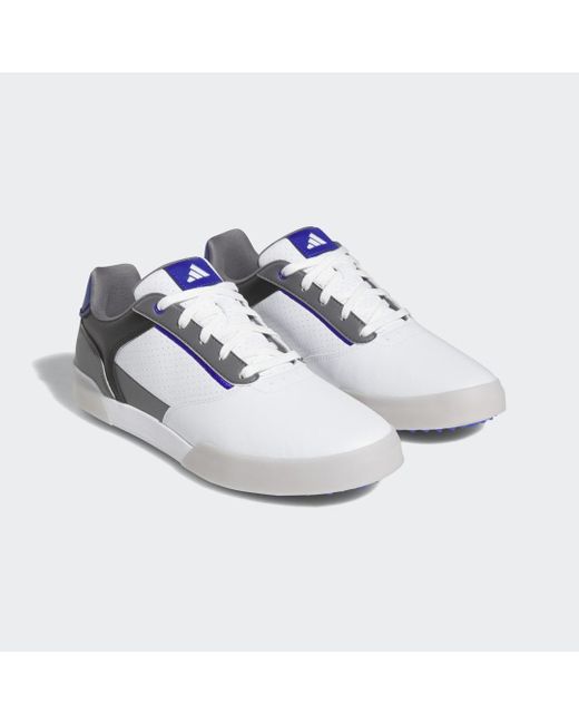 Adidas Blue Retrocross Spikeless Golf Shoes for men
