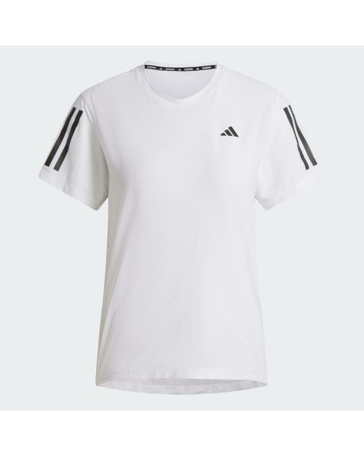 T-shirt Own the Run di Adidas in White