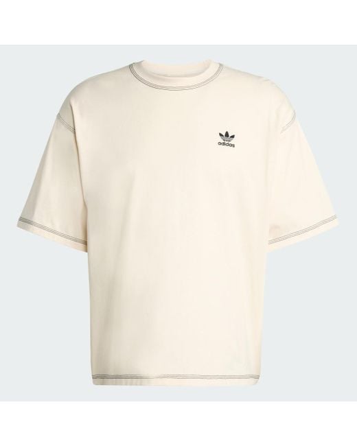 Adidas Natural Trefoil Essentials Tee for men