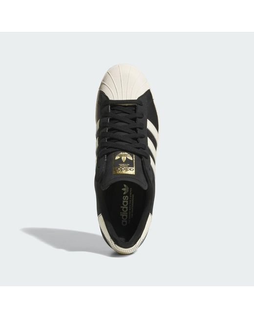 Adidas Black Superstar 80 Adv Trainers for men