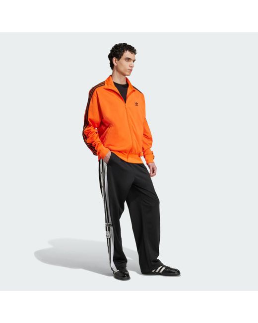 Track Top Adicolor Classics Firebird di Adidas Originals in Orange da Uomo