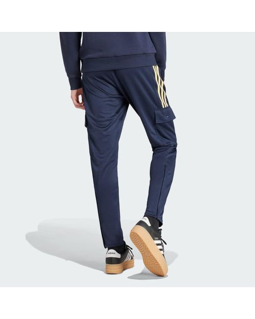 Adidas Blue Tiro Cargo Tracksuit Bottoms