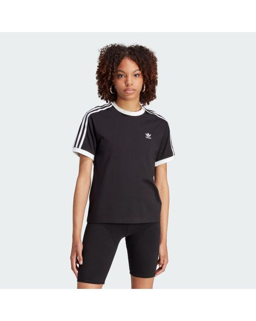 Adidas Black Adicolor Classics 3-stripes T-shirt